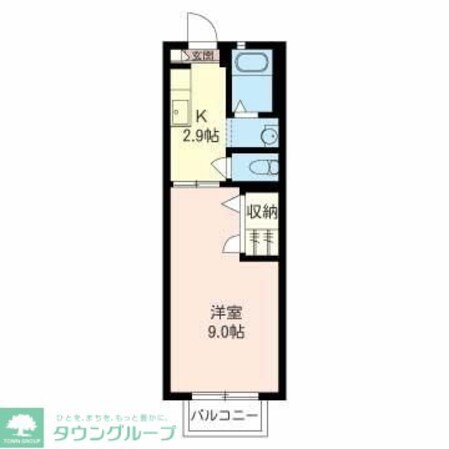 クレール南の物件間取画像